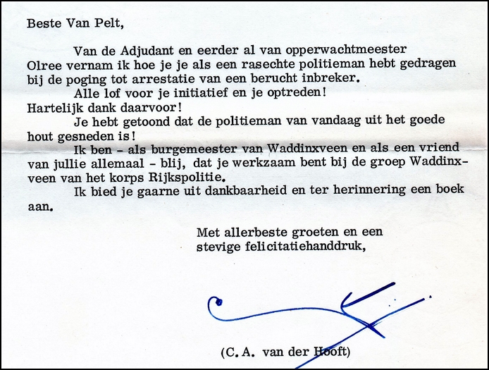 GRP Waddinxveen M5 Dankbrief voor Gert van Pelt2 bw(7V)