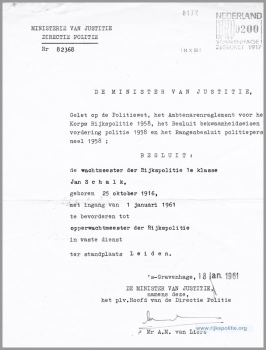 RPALG Archief J.Schalk 1960-01-18(7V)