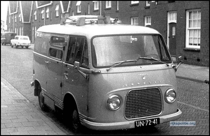 RPG Amsterdam Parketgroep 1964 Meijer Ford Taunus Transit 1964(bw)(7K)