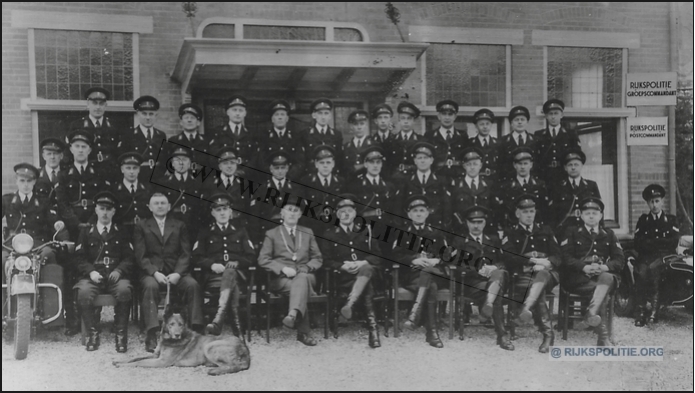 GRP Ermelo te Nunspeet Groepsfoto Brummel  bw(7V)