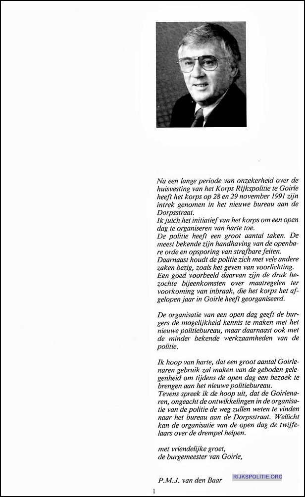 GRP Goirle Boekje 1992 D Eras 01Voorwoord BM bw(7V)