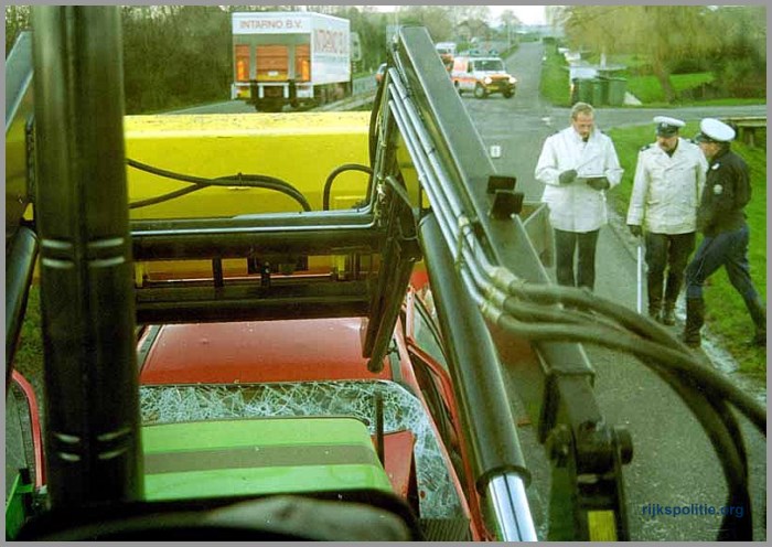 RPVKG DenHaag hvd 1991 Ongeval Bleiswijk Vlnr Hans Bot Huib van Dijk en Henk Leemans(7V)