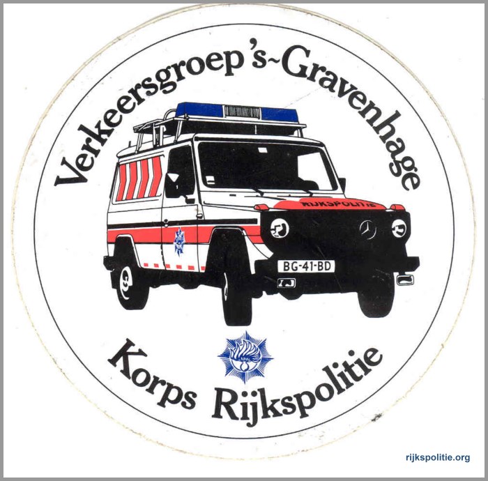 RPVKG DenHaag hvd Sticker van de TPW(7V)