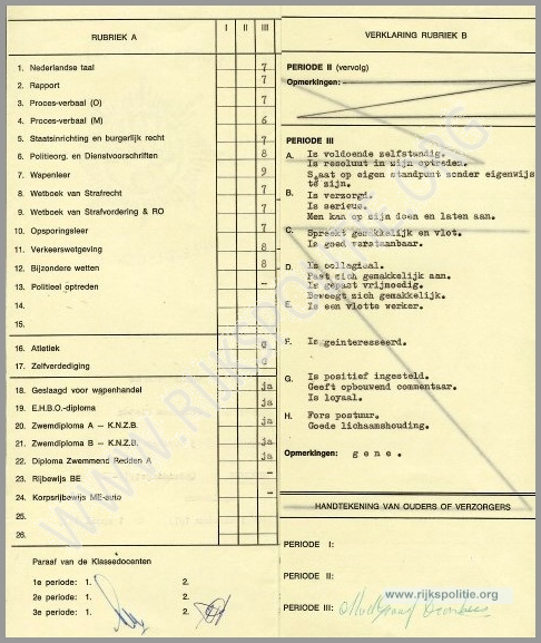 GRP Valkenisse klas S 1975 Apeldoorn Jos Graaf documenten 3(7V)