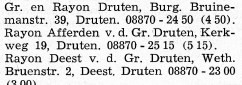 GRP Druten 1963 info posten