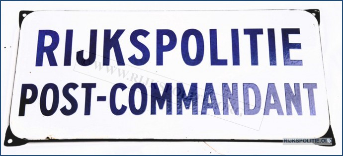 GRP Didam PST Duiven foto 04 bord postcommandant  bw (7V)