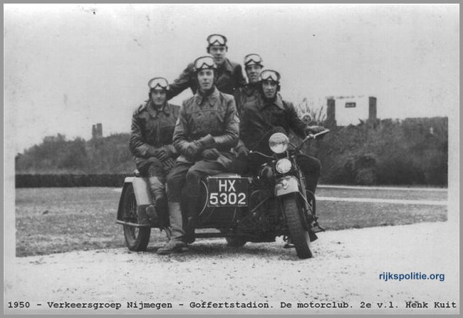 RPVKG Nijmegen henk-kuit 1950 nijmegen goffertstadion matchless 02(7V)
