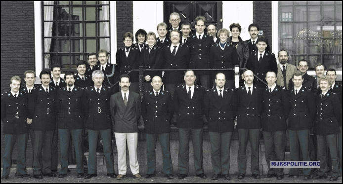 GRP Mijdrecht 1988 Groepsfoto Heus 2 bw(7V)