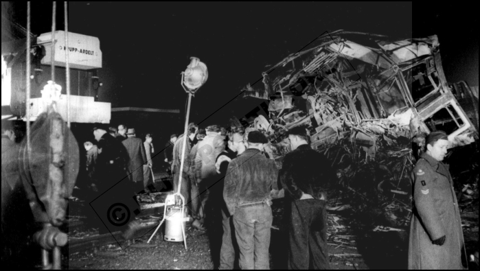 GRP Vleuten Treinramp Harmelen 1962 Splinter  bw(WM) (7V)