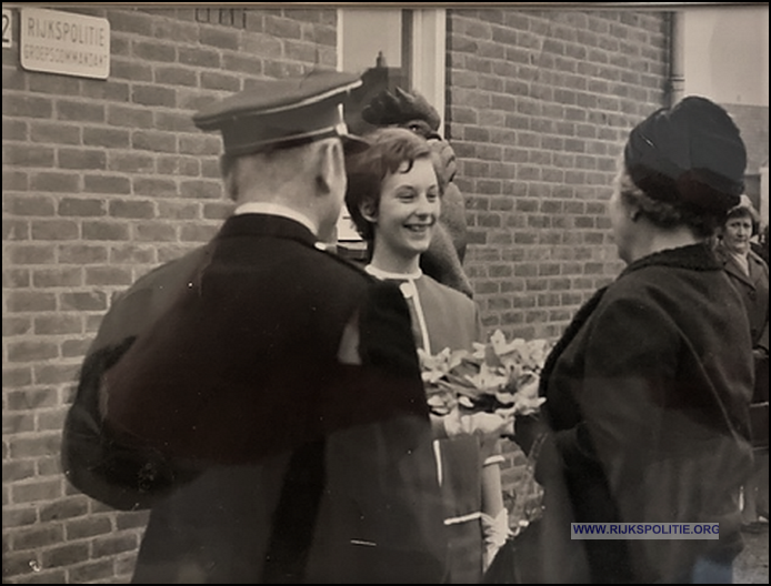GRP Doorn 1960 Kleiberg Opening politiebureau Doorn bw(7V)