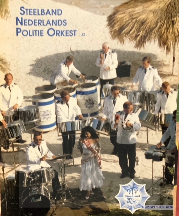 RPK Rijkspolitiekapel 1980 Steelband Kleij (4) bw (7V)W