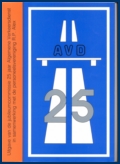 AVD Boekje 25 jaar 1987 Voorblad bw (7V)