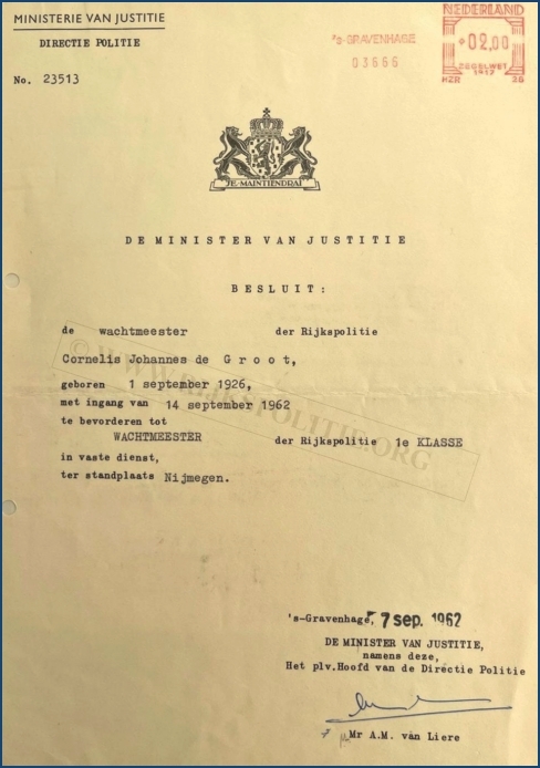 VKS Bilthoven documenten archief de Groot (9) bw (7V)