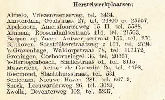 PTD Herstelwerkplaatsen PA1948