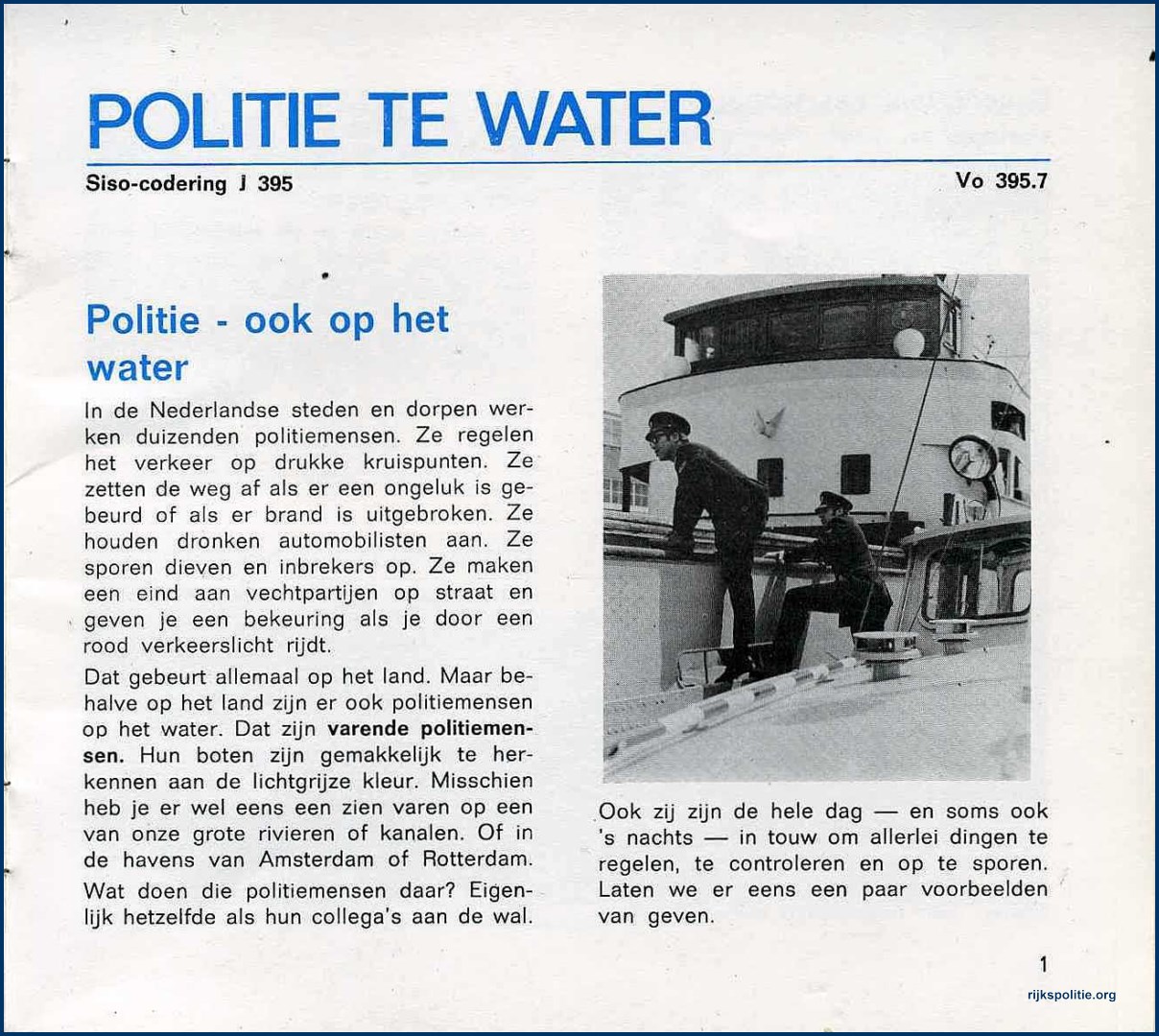 RPtW Voorlichting Boekje politie te water 01 (V)