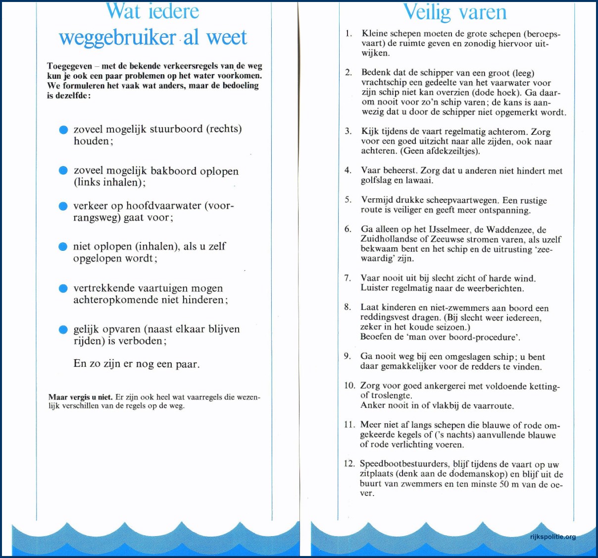 RPtW Voorlichting boekje over de RPtW 5 12 13 (V)